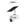 DAHUA  DH-KIT/BP4A-4G/M0508 -Kit cámara PT 4G/ 4MP/panel solar/Batería/ SMD/ Sirena y luz de disuasión activa/Audio bidirecci...