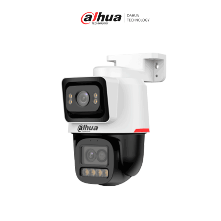 DAHUA DH-IPC-PTS2449C-4E3Z-S-PV-PRO Cámara PT varifocal WizColor de 4 MP + 2 MP/6x de Zoom Hibrido/Protección perimetral /Aud...