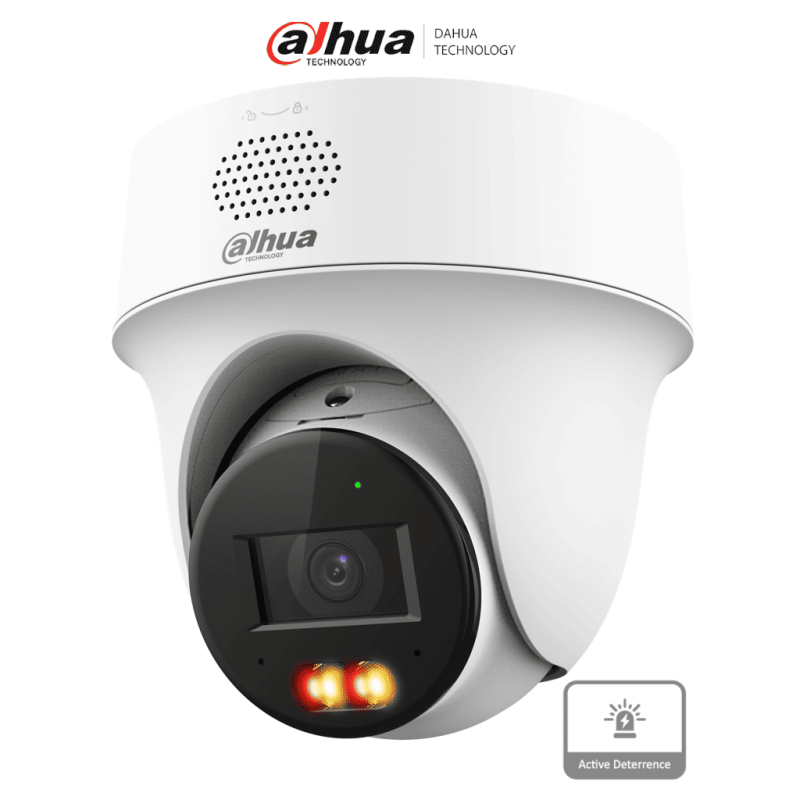 DAHUA IPC-PT1239H-PV-0280B - Cámara PT IP domo de 2 Megapixeles / Lente de 2.8 mm/ 30 Metros de Iluminación Dual Inteligente/...