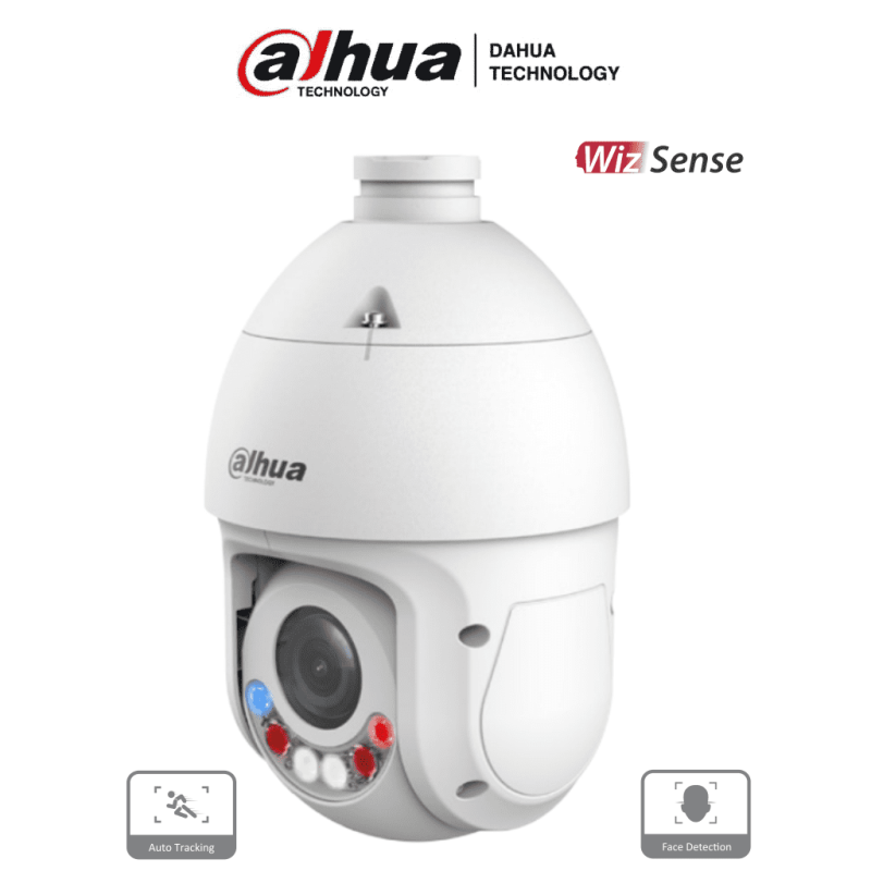 DAHUA SD4E425GB-HNR-A-PV1 - Cámara IP PTZ de 4 MP con WizSense, TiOC, FullColor, zoom 25x, Quick Pick, AutoTracking, SMD 4.0,...