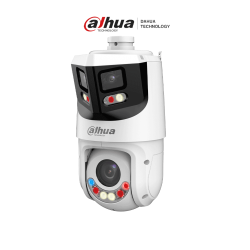 DAHUA SDT4E425-8P-GB-APV1-Cámara IP PTZ 8+4MP,8MP Vista Panorámica+4MP PT, TiOC WizSense, 25X Zoom, IR hasta100m, disuasión a...