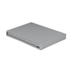 UniFi Switch Pro Max 24 POE, 24 puertos (8 puertos POE++ 2.5 GbE y 16 puertos GbE POE+), 2 puertos SFP+ 10G, 400W, pantalla t...