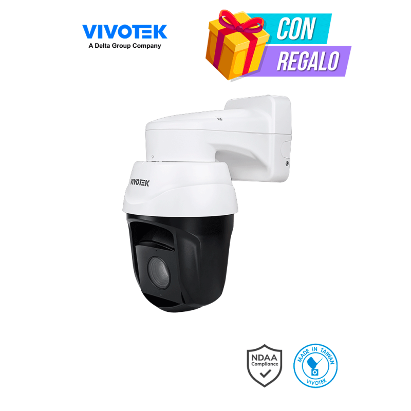 VIVOTEK SD9394-EHL - Cámara IP PTZ Exterior 8 MP, 32x Zoom Óptico, Smart IR 250mts, Protección Nema4X, IP66, IK10, WDR Pro, S...
