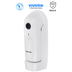 VIVOTEK CC9160-H - Cámara IP Panorámica para interior, 2 MP, WDR Pro, Visión 180º, Ciberseguridad Trend Micro, Smart Stream I...