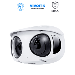VIVOTEK MS9390-EHV-v2 - Cámara IP Panorámica Exterior 8 MP (4K) de 180°, con IR 20m, WDR Pro, Visión SNV, además micrófono in...