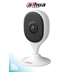 DAHUA DH-C3A - Cámara WiFi IP Cubo de 3MP con IA avanzada para detección de humanos y mascotas. Equipado con WiFi 6, empareja...