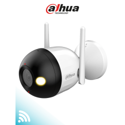 DAHUA F4CN-PV - Cámara IP Bullet WiFi de 4 Megapíxeles / Full Color + Iluminación Dual Inteligente / Disuasión Activa/ Lente ...