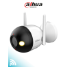 DAHUA F4CN-PV - Cámara IP Bullet WiFi de 4 Megapíxeles / Full Color + Iluminación Dual Inteligente / Disuasión Activa/ Lente ...