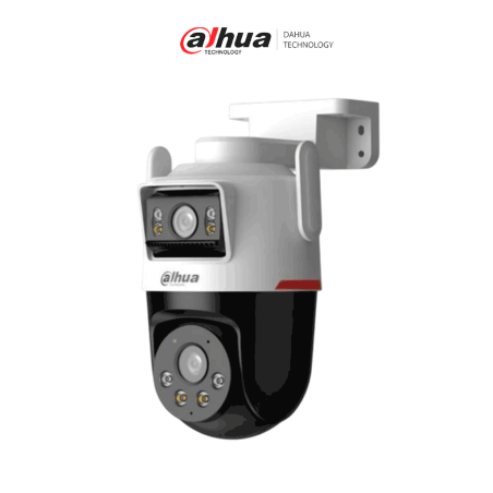 Dahua DH-IPC-PTS2349B3-SW-E2-PV-Cámara IP PT Wifi Dual de 6MP,2 Lentes de 3MP, WizColor/ Detección inteligente de doble canal...