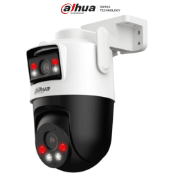 Dahua IPC-WPT1539DD-SW-5E2-PV - Cámara IP PT Wifi Dual de 10 MP, 2 Lentes de 5 MP cada uno (Fijo y PT), Iluminador Dual Intel...