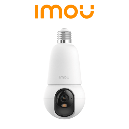 IMOU BulbCam 5MP (IPC-K6C-5H1WEB-E27-imou)- Cámara de 5Megapixeles/ Disuasión activa/ Modo privacidad/ Detección de humanos &...