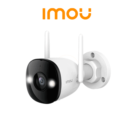 IMOU Bullet 2E 5Mp (IPC-K3DN-5H0WF) - Cámara IP Bullet WiFi de 5MP tiene micrófono integrado, 102° de visión, H.265, lente de...