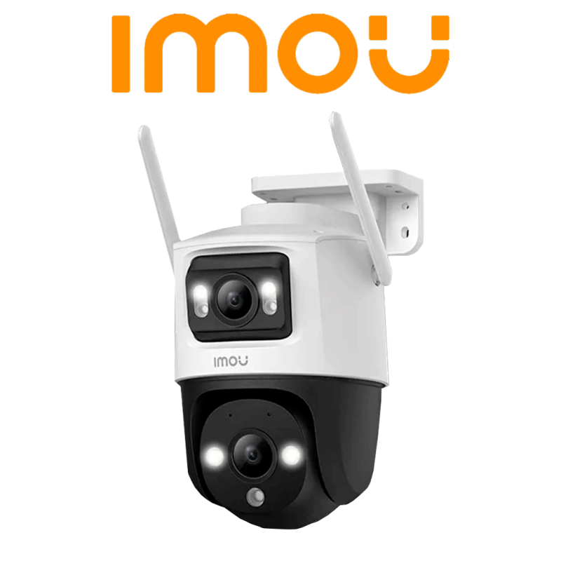 IMOU Cruiser Dual 6MP (IPC-S7XN-6M0WED) - Camara IP PT Wifi Dual de 6 Megapixeles/ Lente Fijo de 3 Megapixeles y Lente PT de ...
