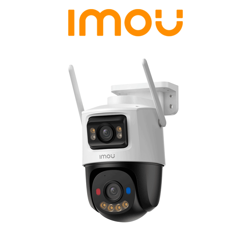 IMOU Cruiser Dual Pro 8MP (IPC-S7XFN-8U0WED-imou)- Cámara IP PT Dual Wifi 6,. 8MP Lente Fijo de 4 MP + y Lente PT 4 MP,Audio ...