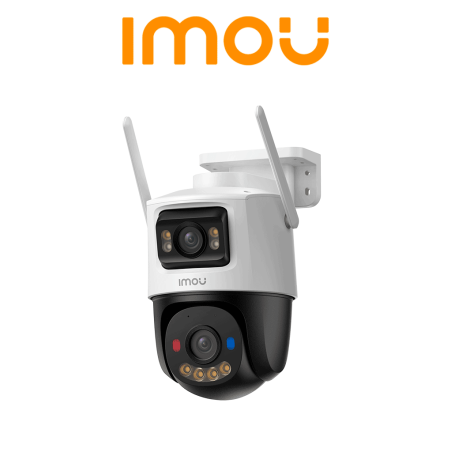 IMOU Cruiser Dual Pro 8MP (IPC-S7XFN-8U0WED-imou)- Cámara IP PT Dual Wifi 6,. 8MP Lente Fijo de 4 MP + y Lente PT 4 MP,Audio ...