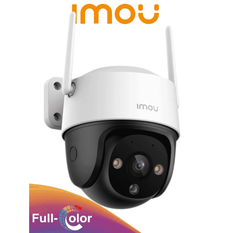 IMOU Cruiser SE+ 3MP (IPC-K7CN-3H1WE) - Cámara IP PT de 3MP con WiFi ofrece Full Color, audio bidireccional, 30m, micrófono y...