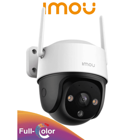 IMOU Cruiser SE+ 3MP (IPC-K7CN-3H1WE) - Cámara IP PT de 3MP con WiFi ofrece Full Color, audio bidireccional, 30m, micrófono y...