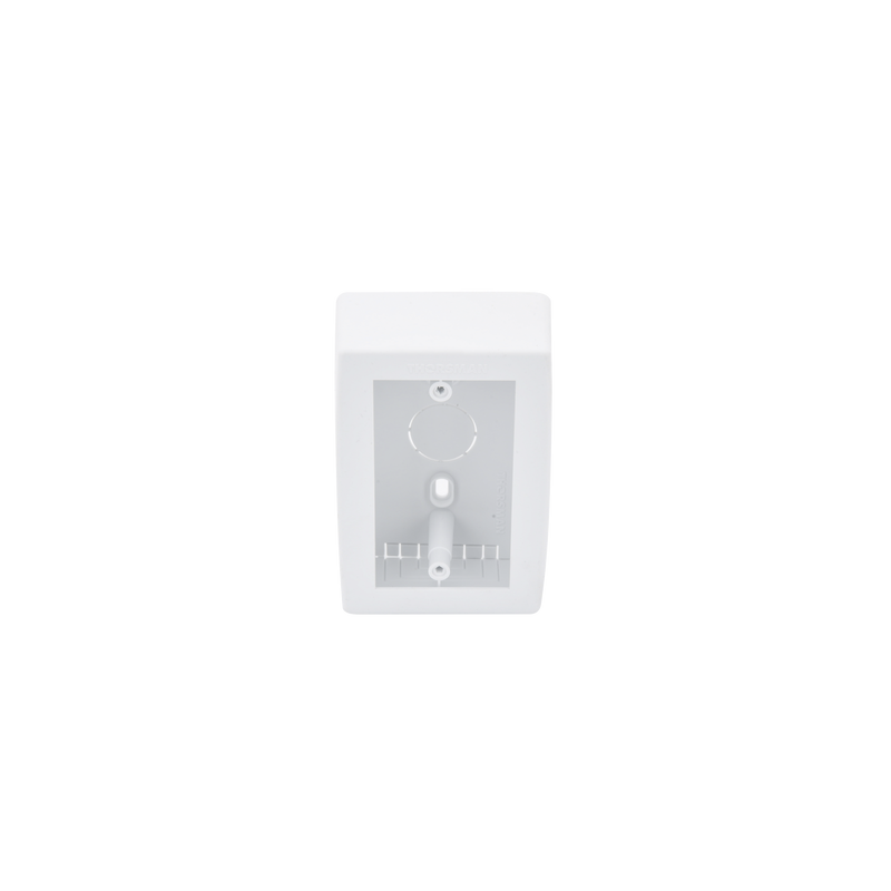 Caja de Registro Universal, Color Blanco de PVC Auto Extinguible (7902-02001)
