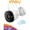 IMOU IPC-S3EN-5M0WE Bullet 3 5MP - Cámara IP Bullet WiFi de 5MP, Full Color, con IMOU Sense, visión nocturna inteligente, aud...