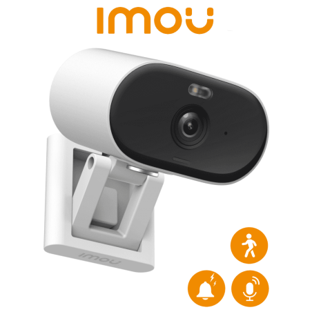 IMOU VERSA (IPC-C22FN-C) -Cámara IP WiFi IMOU VERSA de 2 MP,con lente de 2.8 mm y 97°d apertura, ofrece compresión H.265, aud...