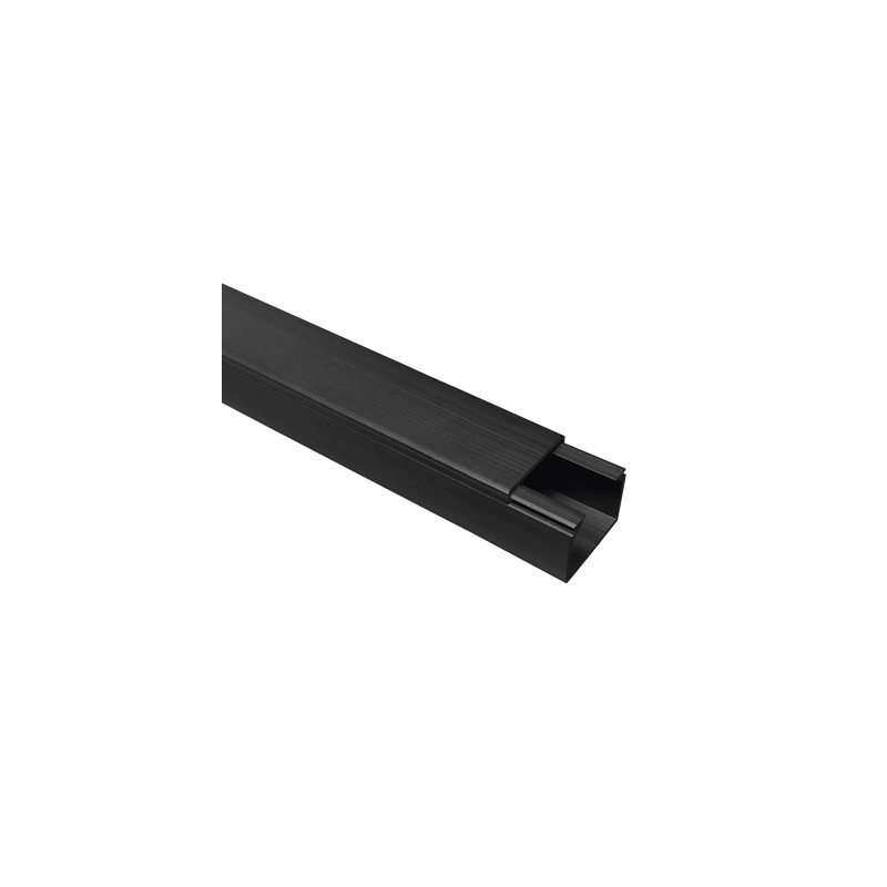 Canaleta TMK 1720 Color Negro con Cinta Adehsiva, 5 Ft. De Largo (1.5 m), Para uso en Exterior con Bajo Voltaje (5201-21362)