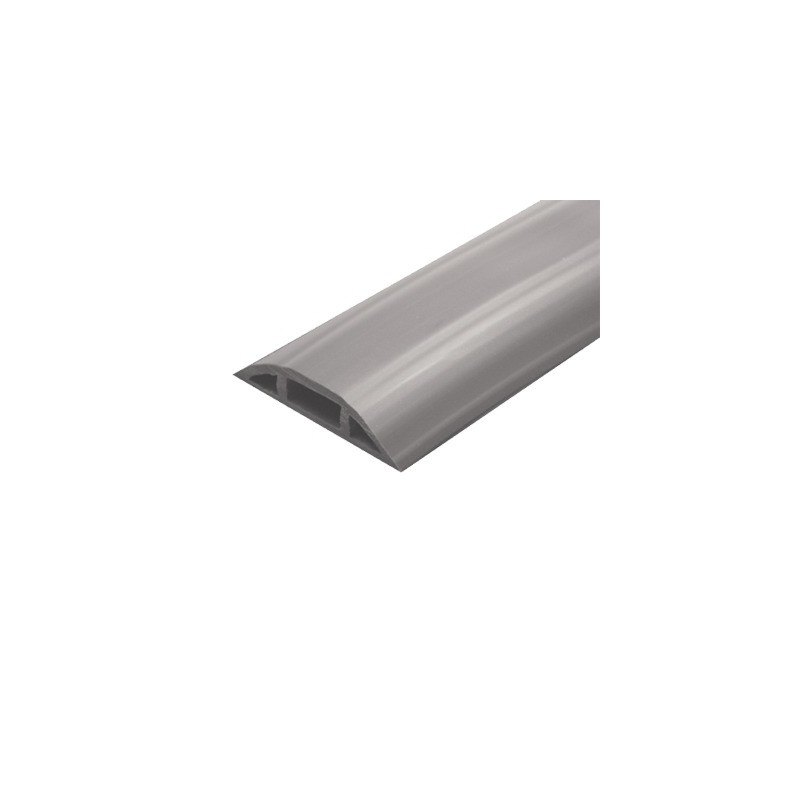 Canaleta flexible color gris de PVC auto extinguible tramo de 2.5m (9300-01253)