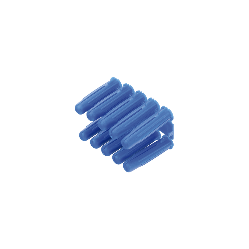 Taquete azul 3/8" para tornillo 12mm x 2" (100pzs) (1105-05100)