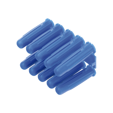 Taquete azul 3/8" para tornillo 12mm x 2" (100pzs) (1105-05100)