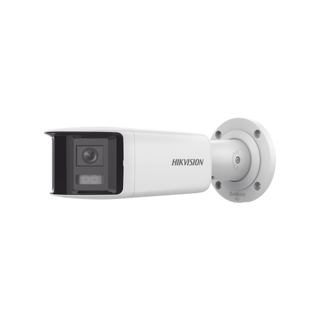 [FlexVu] [PROTECCIÓN ACTIVA] Bala IP Panorámica 4 Megapixel / 2 Lentes 2.8 mm (180°) / Imagen a Color 24/7 (ColorVu) / PoE / ...