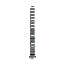 Organizador de Cables Vertical Articulado, Ideal para Llevar los Cables del Piso a Mesa o a la Cubierta del Escritorio de Man...