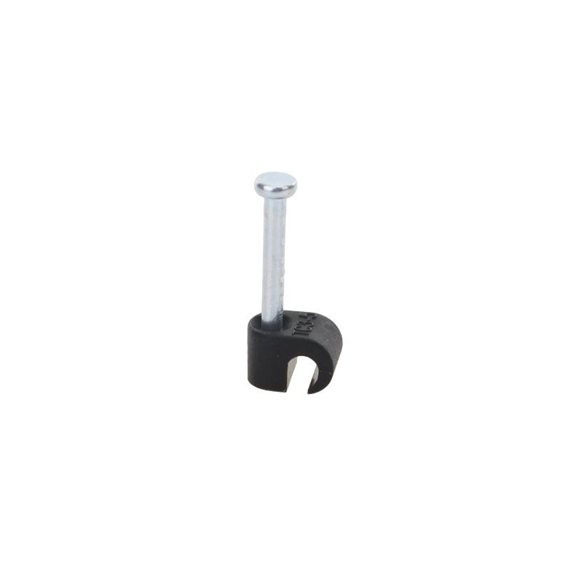 Grapa negra para Fibra óptica redonda de 3 mm (100pzs) (3101-00400)
