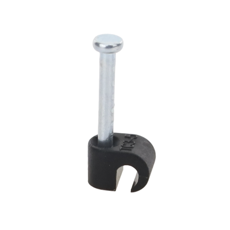 Grapa negra para Fibra óptica redonda de 3 mm (100pzs) (3101-00400)