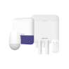 (AX PRO) KIT de Alarma AX PRO / Incluye: 1 Hub con bateria de respaldo / 1 Sensores PIR / 2 Contactos Magnéticos / 1 Control ...