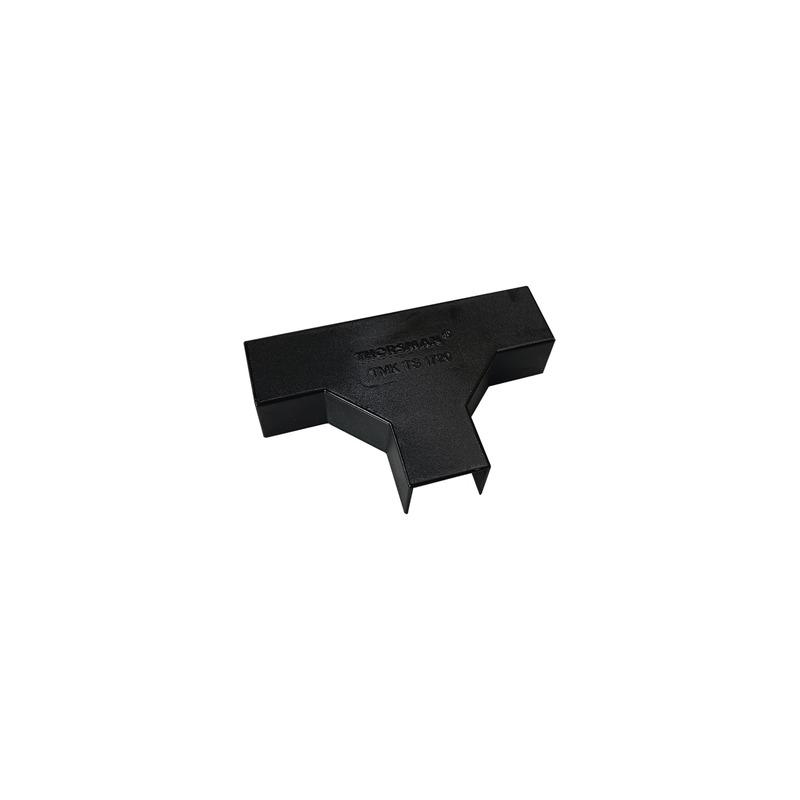 Sección en "T" Color Negro de PVC Auto Extinguible, Para Canaleta TMK-1720-N-CC (5240-02003)