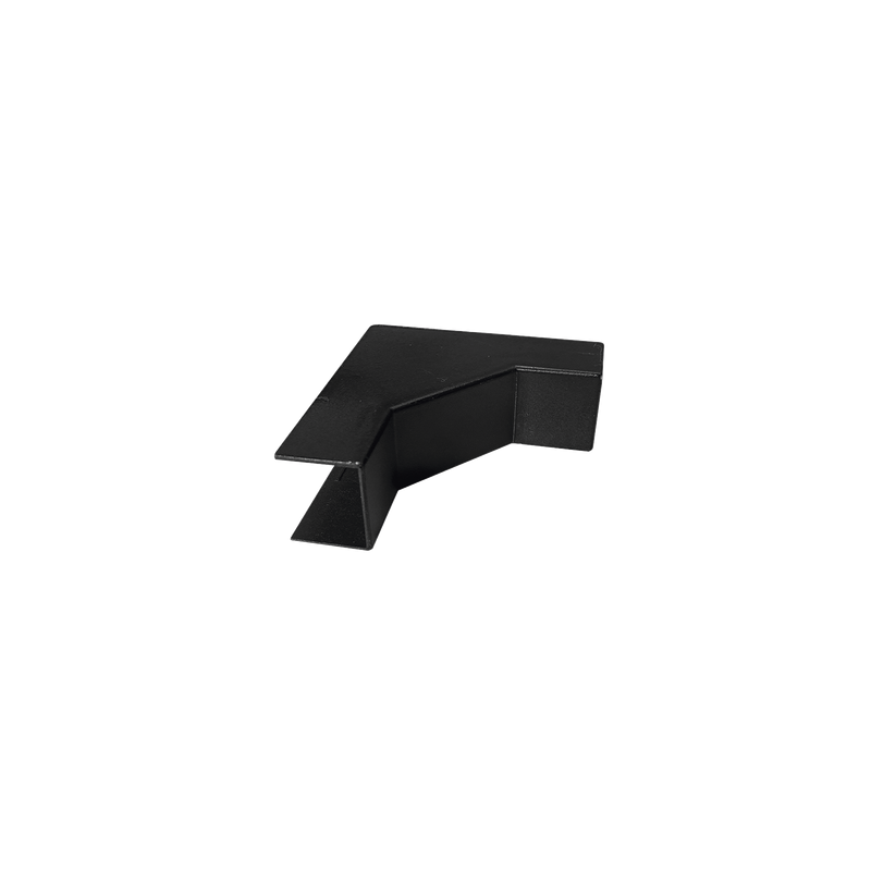 Esquinero Interior Color Negro de PVC Auto Axtinguible, Para Canaleta TMK-1720-N-CC (5220-02003)