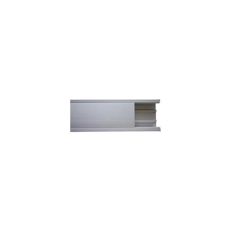 Canaleta de aluminio, 100 x 51 mm, tramo de 3m. (8401-81300)