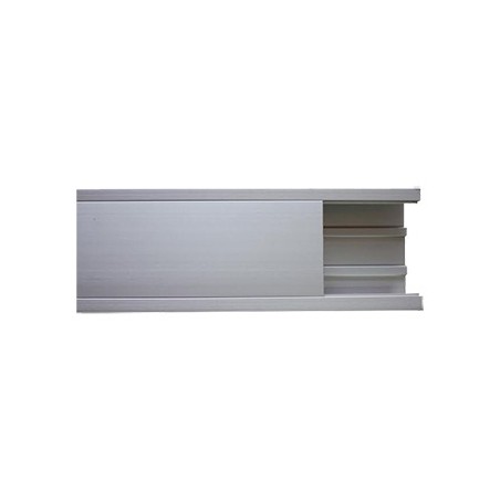 Canaleta de aluminio, 100 x 51 mm, tramo de 3m. (8401-81300)