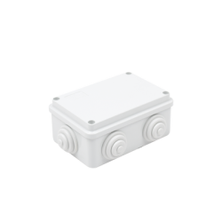 Caja Estanca de PVC Para Derivación y Conexión, 6 Entradas, Tapa Atornillada, 120x80x50 mm (Área interna), Uso Exterior IP55,...