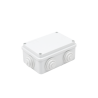 Caja Estanca de PVC Para Derivación y Conexión, 6 Entradas, Tapa Atornillada, 120x80x50 mm (Área interna), Uso Exterior IP55,...