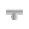 Unión en "T" para tubería rígida, recomendado para cable eléctrico, PVC Auto-extinguible, de 16 mm