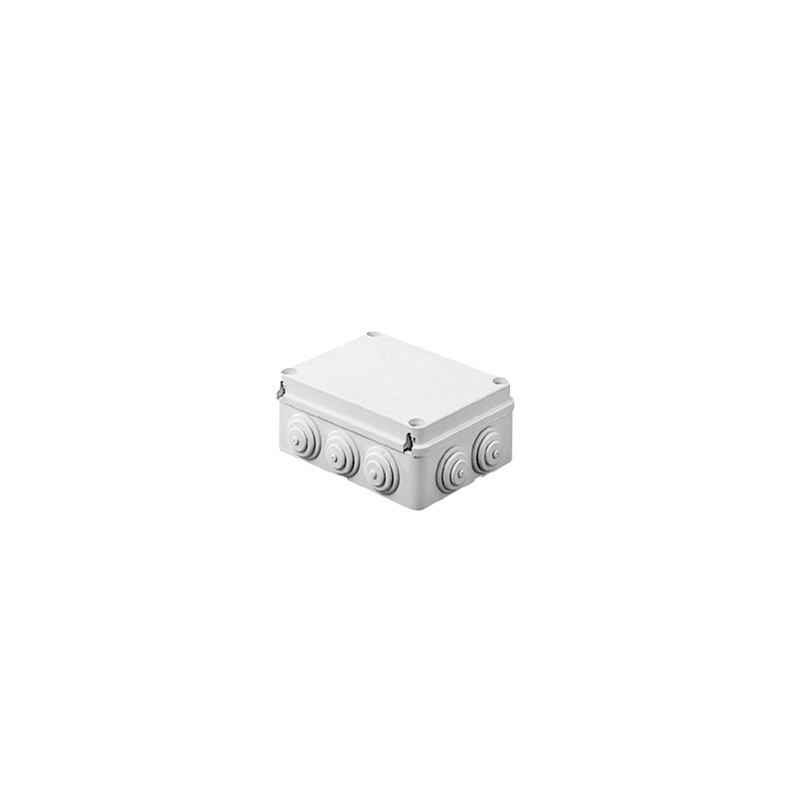 Caja Estanca de PVC Para Derivación y Conexión, 14 Entradas, Tapa Atornillada, 460x380x120 mm (Área interna, Uso Exterior IP5...