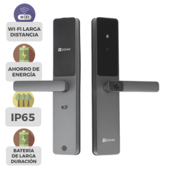 Cerradura Inteligente / Wi-Fi / Bluetooth  / Códigos Temporales Para Visitantes / Lectura de Huella / Lectura de Tag / Contra...
