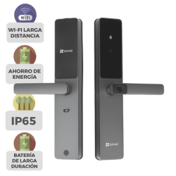 Cerradura Inteligente / Cerrojo Tipo Americano / Wi-Fi / Bluetooth  /  Códigos Temporales Para Visitantes / Lectura de Huella...