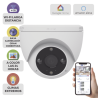 Domo IP 3 Megapíxel (2K) / Wi-Fi / Sirena y Estrobo /Audio de Dos Vías / Detección Humana y Vehiculo / Notificación Push / Au...