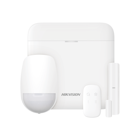 (AX PRO) KIT de Alarma AX PRO con GSM (3G/4G) / Incluye: 1 Hub con bateria de respaldo / 1 Sensor PIR / 1 Contacto Magnético ...