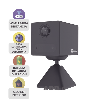 Mini Cámara IP Inalámbrica Con Batería Recargable (Cero Cables) / 2 Megapíxel  / Uso en Interior / Grabación en la Nube / Bas...
