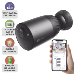 Cámara WIFI / 4K / Batería Recargable Compatible con Panel Solar CS-CMTSOLARPANEL-E/ 2.8mm / Conector Tipo C / Audio Dos Vías...