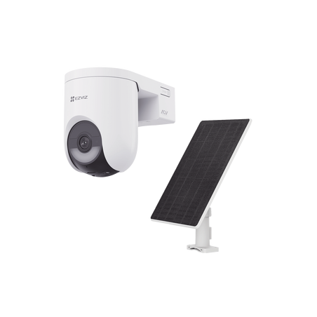Kit Cámara PT 4G y Wi-Fi / 2K+ (4Megapixel)  / IA Detección Humano-Vehiculo / Color Nocturno / Batería 5200 mAh / IP65 / Incl...