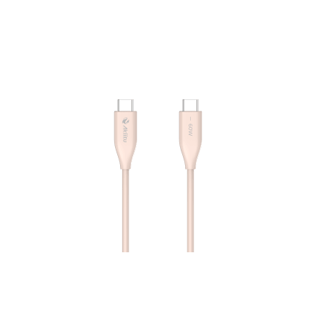 Cable de Carga USB-C a C / 1.5 Metros (4.92 Pies) / Tecnología GaN (Nitruro de Galio) / Fast-Charging / Potencia 60W / Veloci...