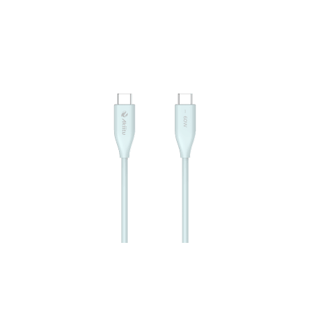 Cable de Carga USB-C a C / 1 Metro (3.28 Pies) / Tecnología GaN (Nitruro de Galio / Fast-Charging / Potencia 60W / Velocidad ...